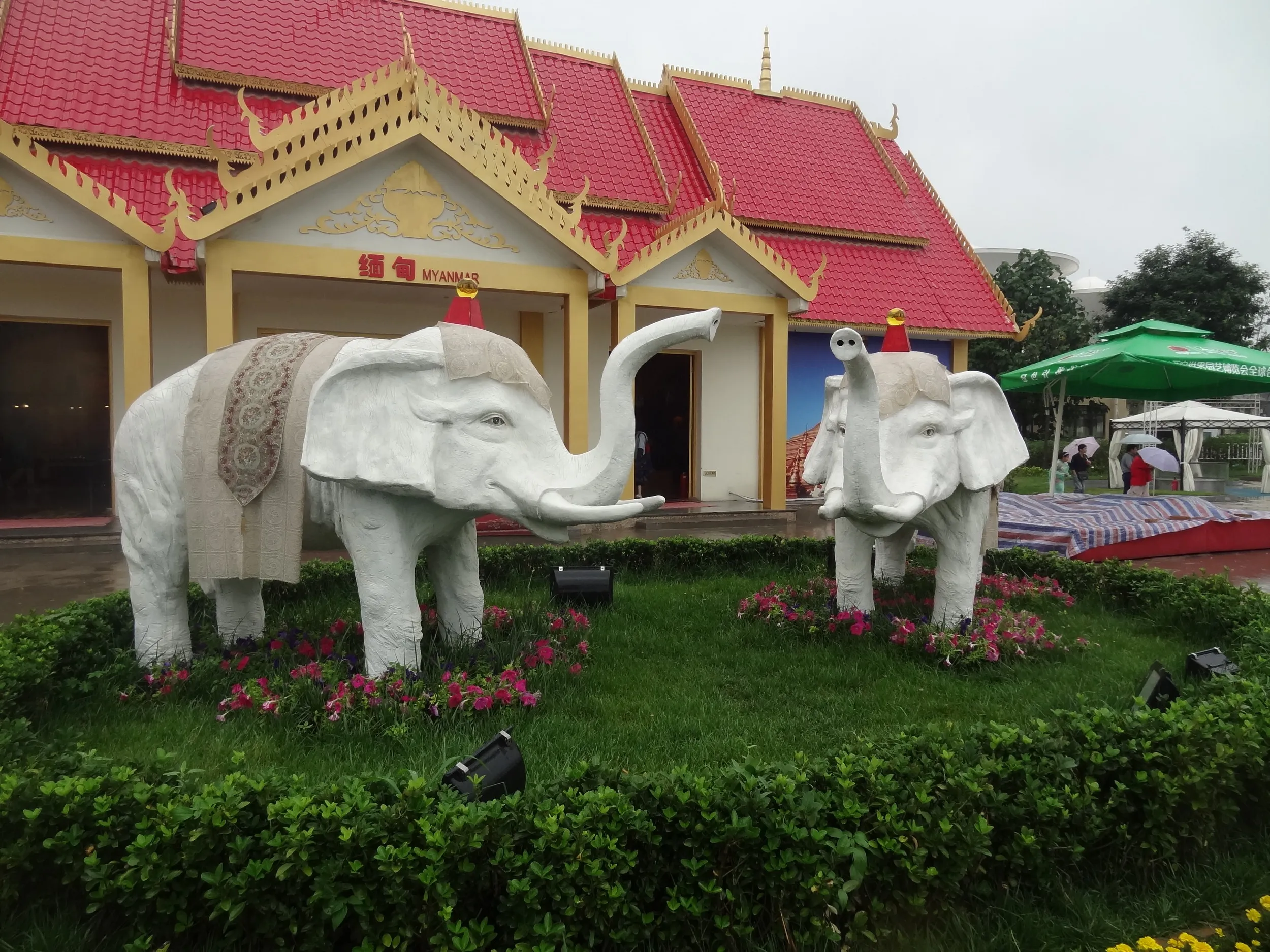 印度園(インド園)の風景